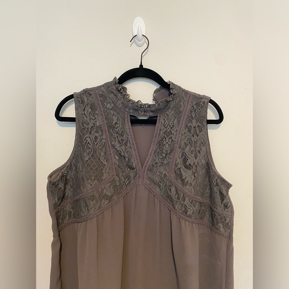 Women’s - Maurice’s Lace Chenille Blouse - Size XL - Picture 2 of 5